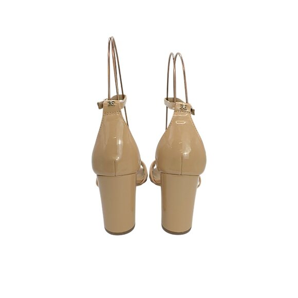 Sam Edelman YARO Blush Patent Leather Block Heel Sandals – Women’s Size 7.5 W - Picture 4 of 10